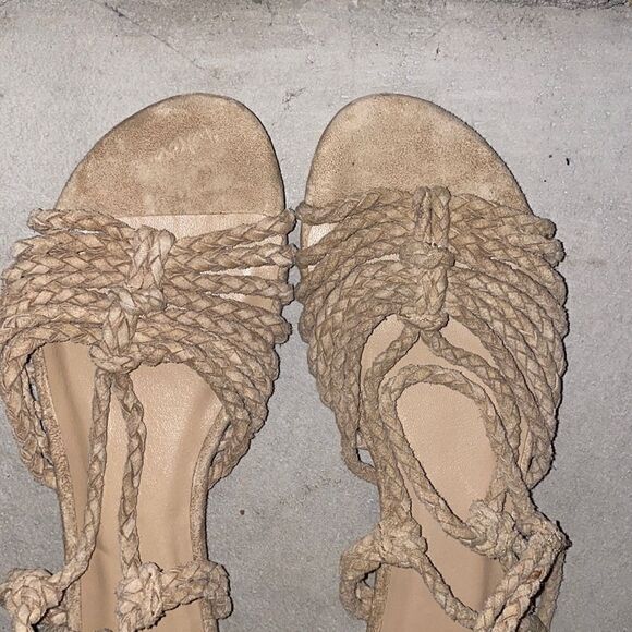 NWOB MSRP $288 Joie Falk Ankle Wrap Flats Women's Size 6.5 - Picture 5 of 12